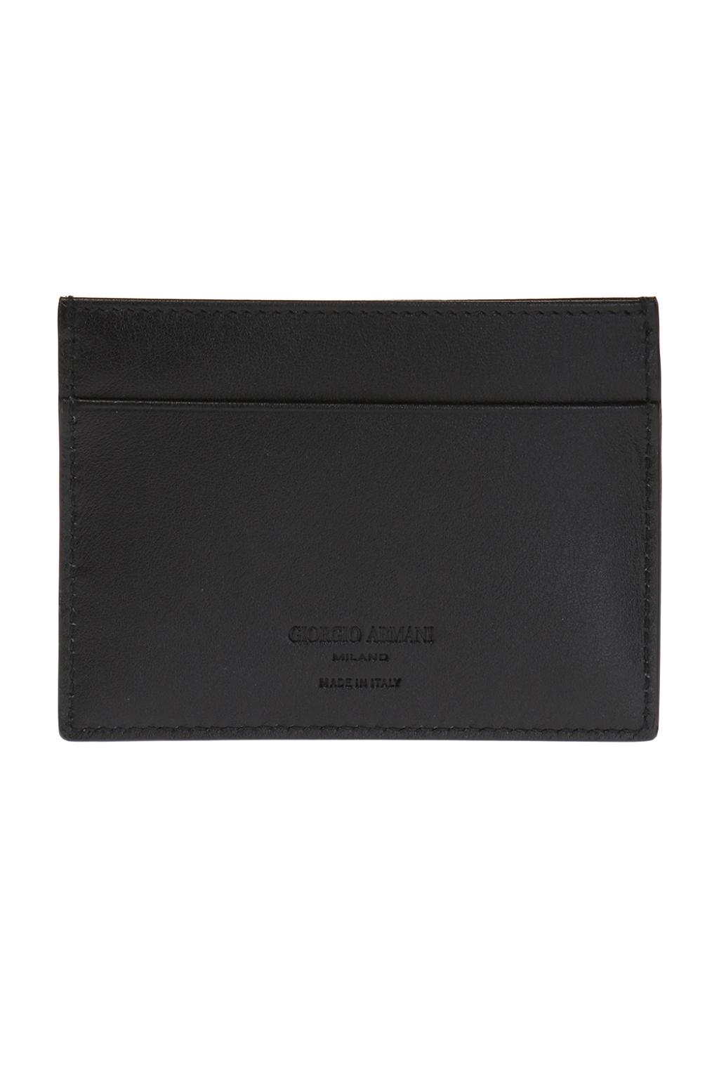 Giorgio Armani Logo-embossed card case