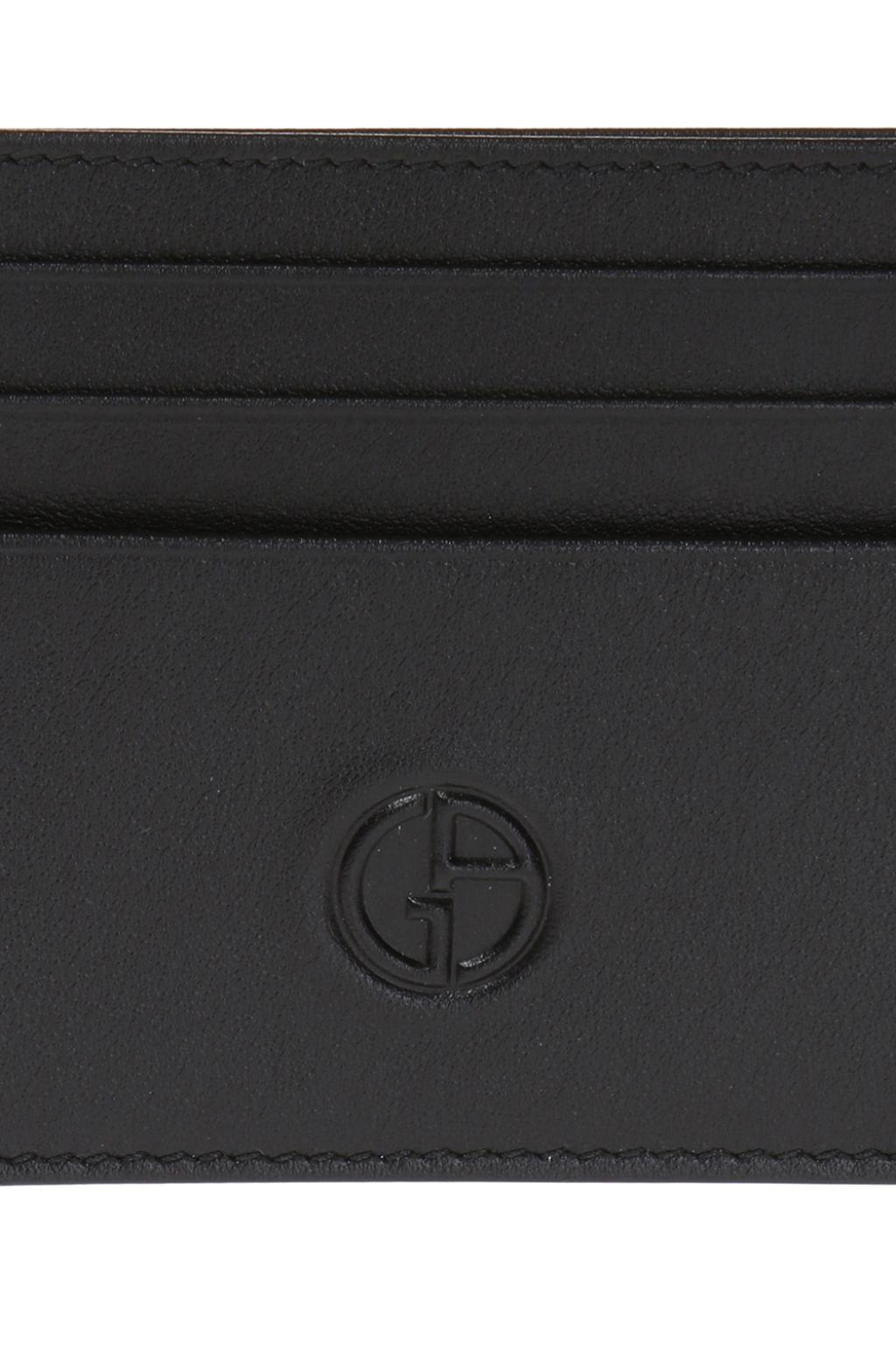 Giorgio Armani Logo-embossed card case