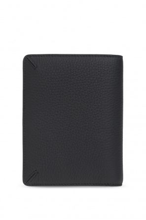 Giorgio armani quilted Leather passport holder