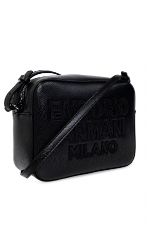 Emporio armani embossed Shoulder bag with logo