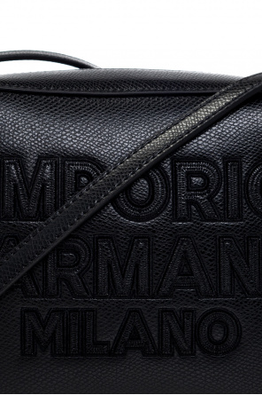 Emporio armani embossed Shoulder bag with logo