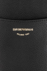 Emporio Armani BLACK Phone holder with logo