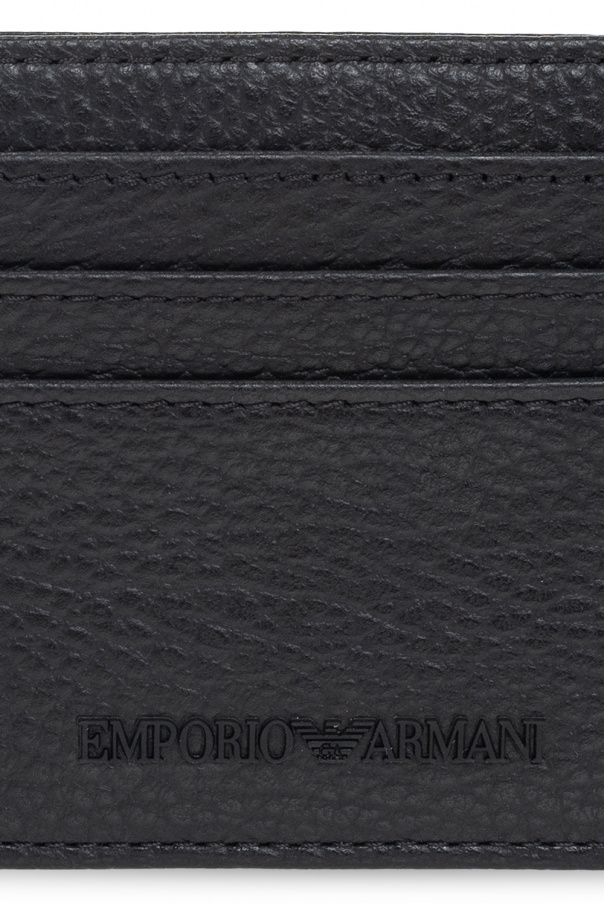 Emporio Armani Emporio Armani Trifold Wallet With Contrast Screen-printed Logo Detail