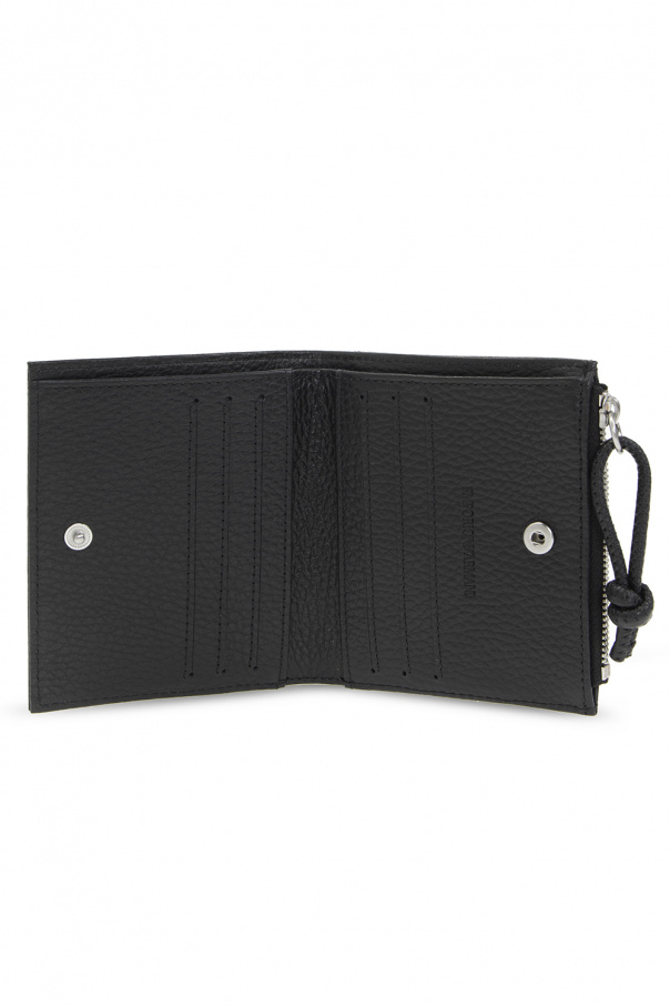 Emporio Armani Leather wallet with logo
