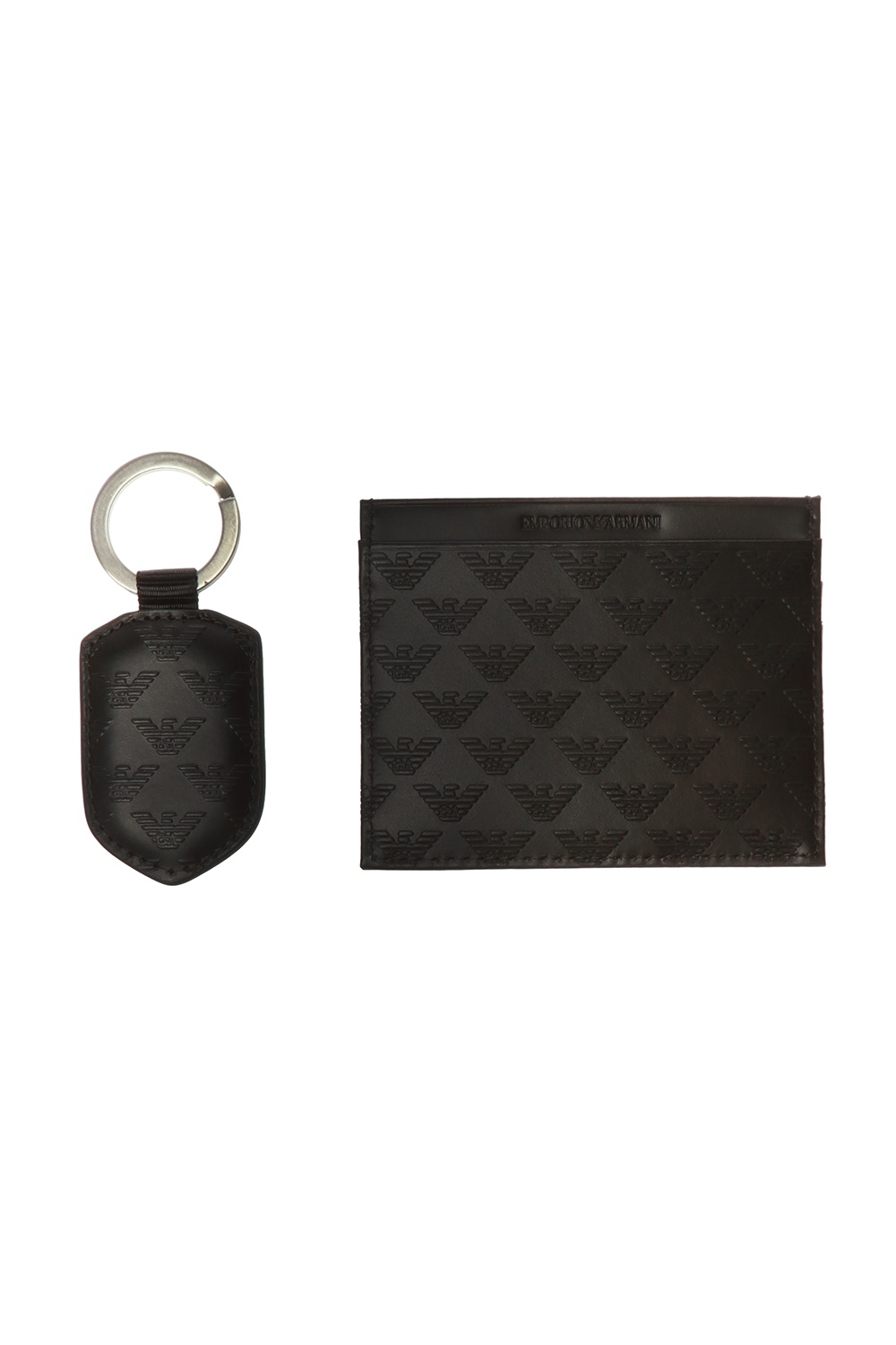 Black Card holder with logo Emporio Armani - Vitkac Sweden