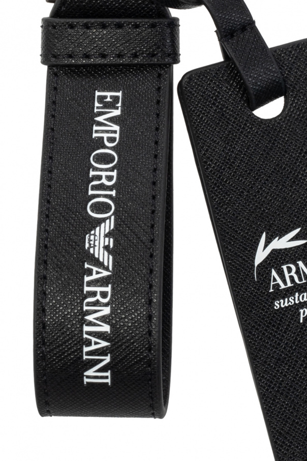 Emporio Armani Keyring with logo