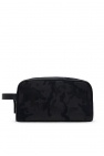 Emporio Armani BLACK Wash bag with logo