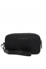 Emporio Armani BLACK Wash bag with wrist strap