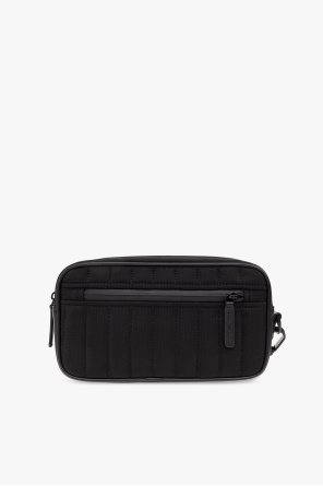 Emporio Armani Quilted wash bag with logo
