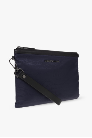 Emporio Armani textured Handbag with logo