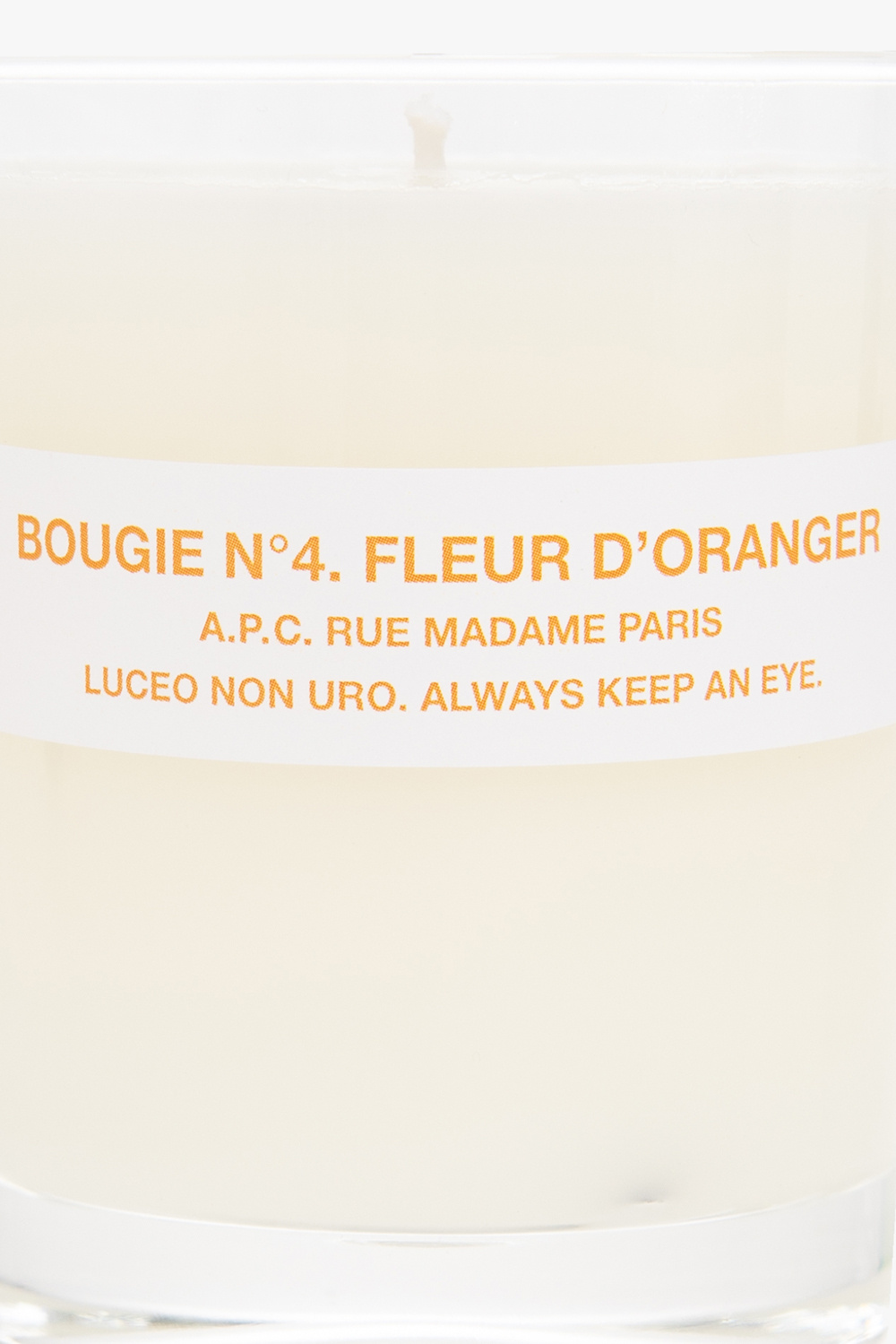 A.P.C. 'Bougie nr 4. Fleur d'Oranger’ scented candle