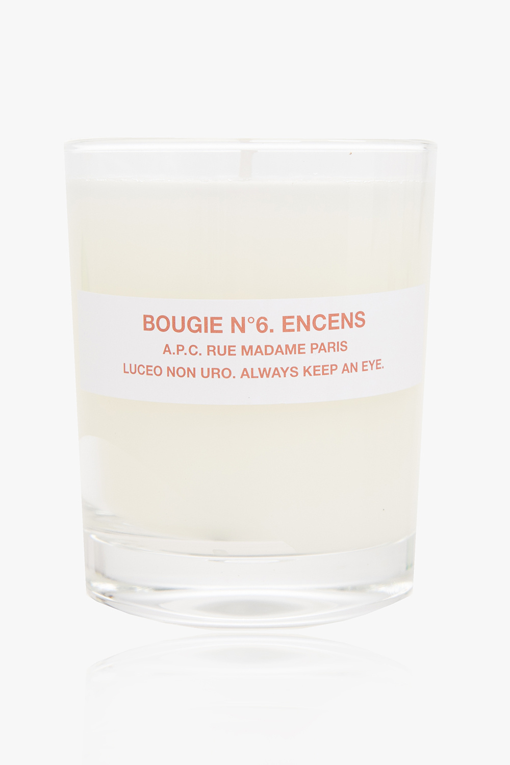 A.P.C. 'Bougie nr 6. Encens’ scented candle