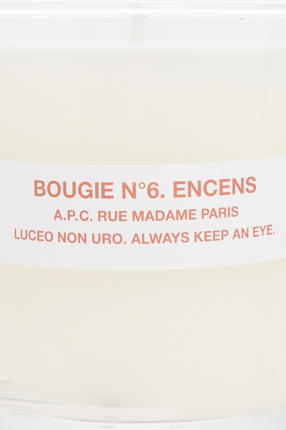 A.P.C. 'Bougie nr 6. Encens’ scented candle