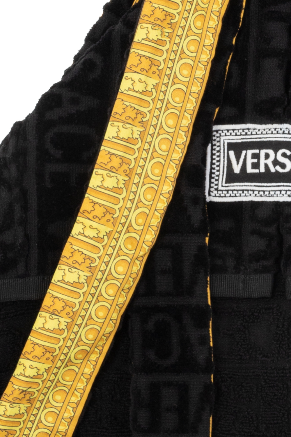 Versace Home Dog dressing gown with logo