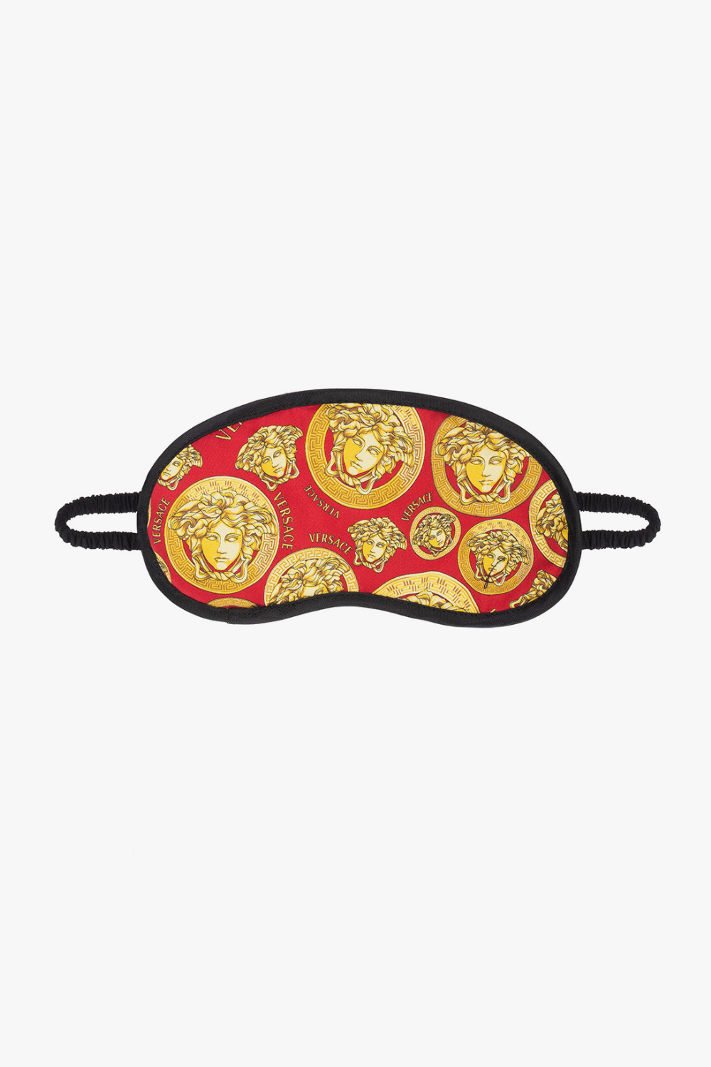 Versace Home Typo eye mask with slogan 'tranquil af'