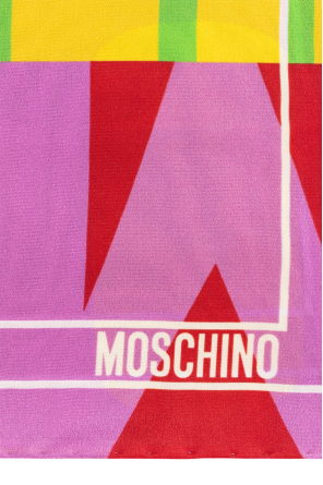Moschino Printed silk scarf