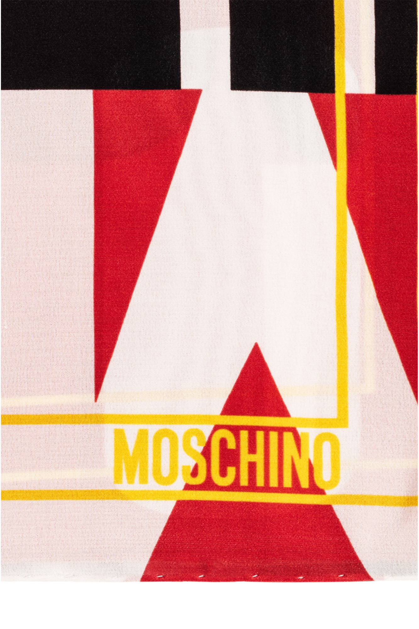 Moschino Printed silk scarf