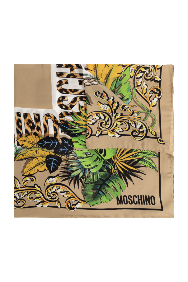 Printed silk scarf od Moschino