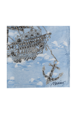 Silk scarf with print