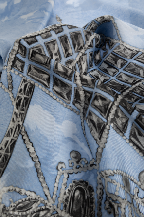 Moschino Lenço de seda com estampado