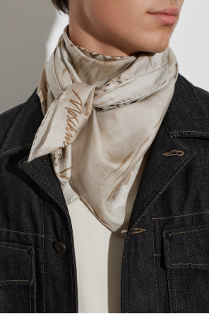 Moschino Lenço de seda com estampado