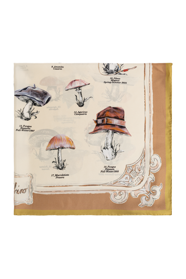 Silk scarf with print od Moschino