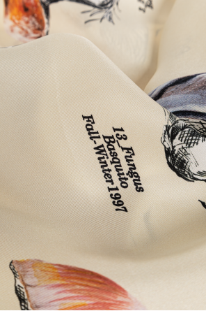 Moschino Silk scarf with print