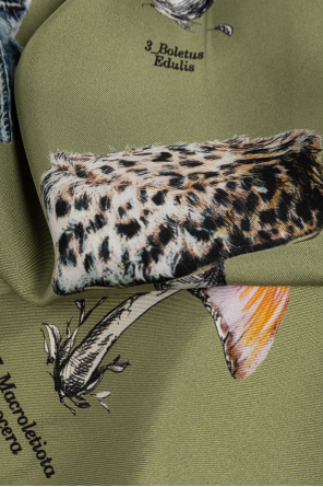 Moschino Silk scarf with print
