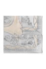 Versace SILVER Silk scarf