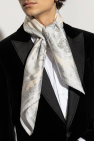 Versace SILVER Silk scarf