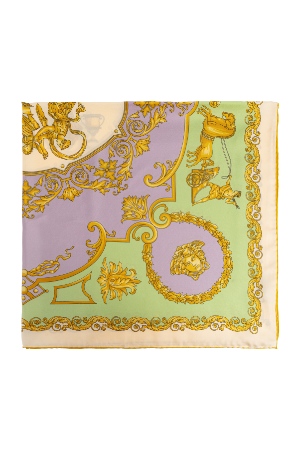 Scarf with ‘Hall of Heroes’ print od Versace