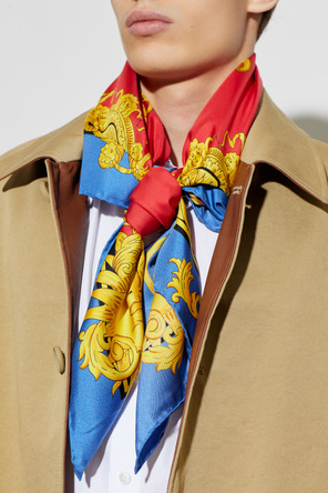 Versace Silk scarf with 'The Sun' print