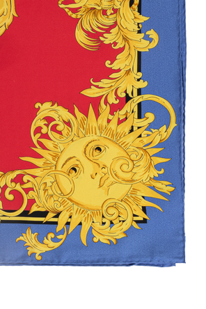 Versace Silk scarf with 'The Sun' print