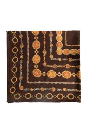 Silk scarf with "The Lover" print