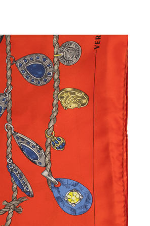 Versace Silk scarf with "Broken Jewels" print