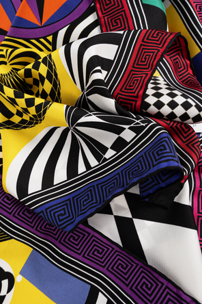 Versace Silk scarf with "Teatro" print