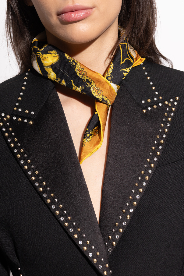 Versace Scarf with 'Hall of Heroes' print
