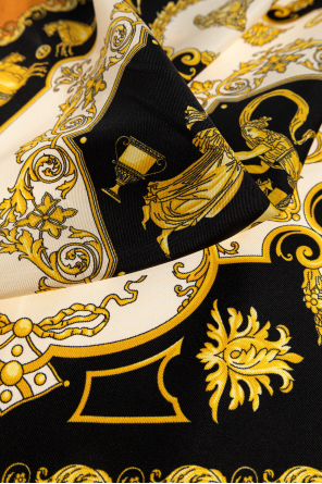 Versace Scarf with 'Hall of Heroes' print