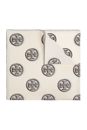 Silk scarf with logo