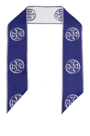 Silk scarf with logo