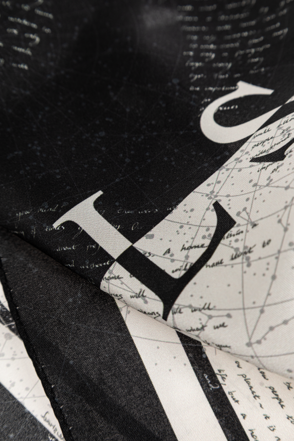 AllSaints Silk scarf "Script"