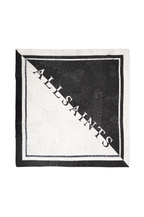 Silk scarf "Script"