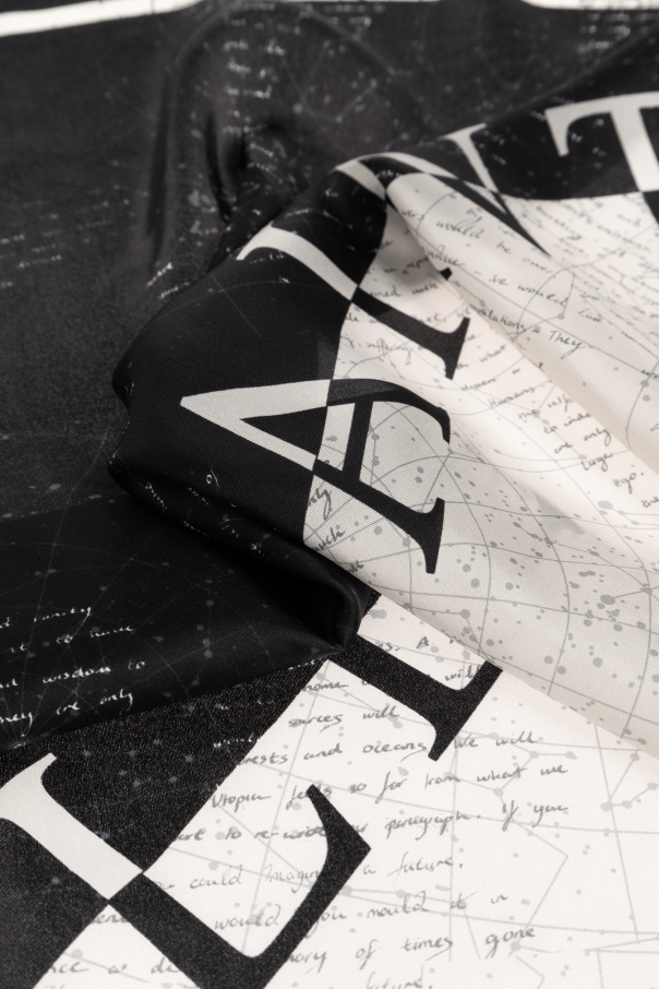 AllSaints Silk scarf 'Script'