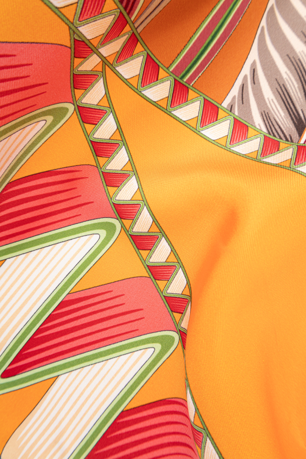 FERRAGAMO Pañuelo triangular con estampado `Giada`