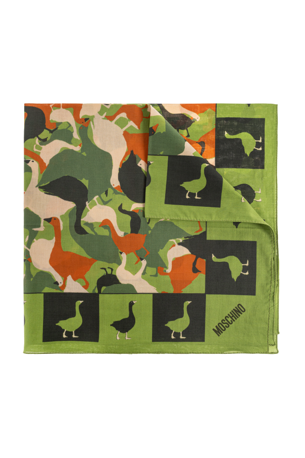 Cotton scarf with print od Moschino