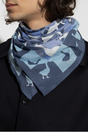 Moschino Lenço de algodão com estampado