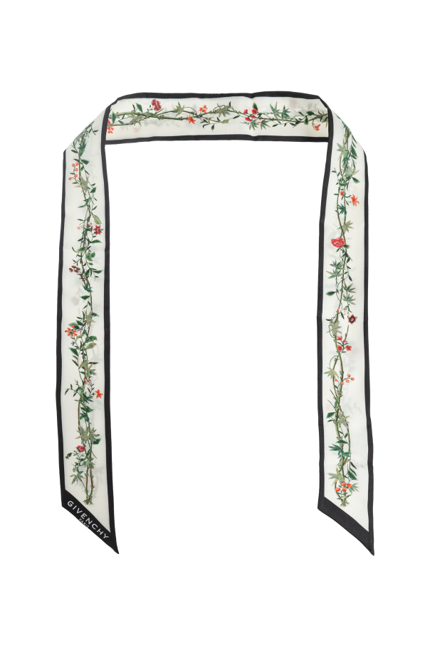 Silk scarf with floral motif od Givenchy