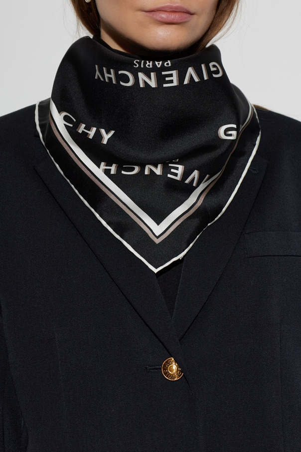 Givenchy Silk scarf with logo