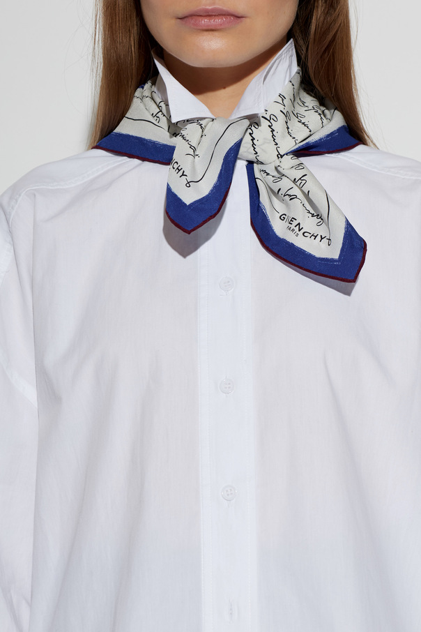 Givenchy Silk scarf with logo