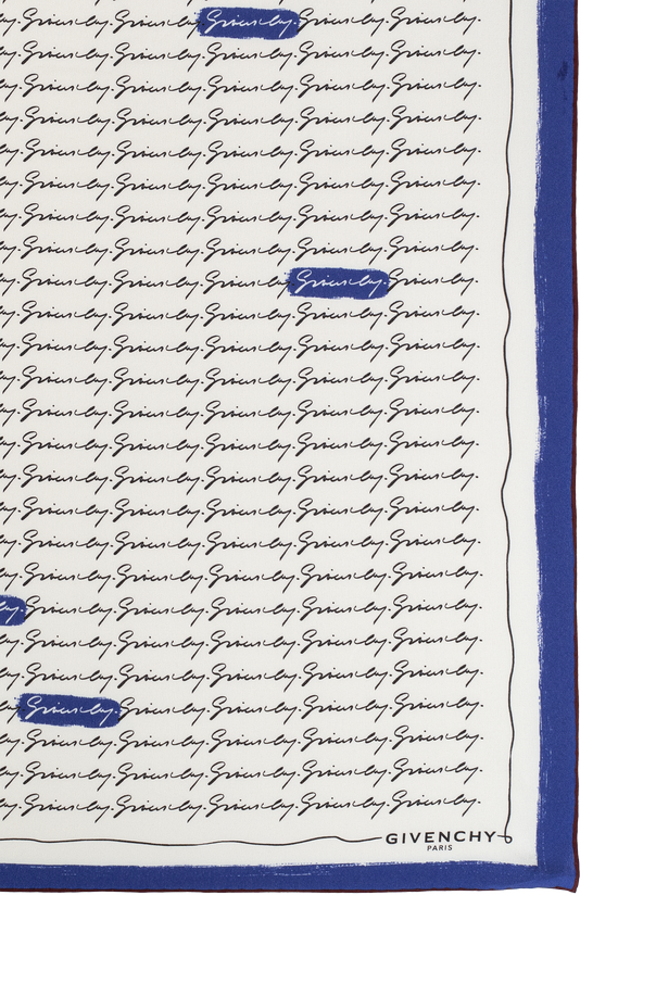 Givenchy Silk scarf with logo